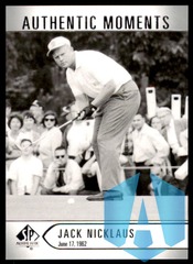 2021 Upper Deck SP Authentic Golf JACK NICKLAUS Authentic Moments #60